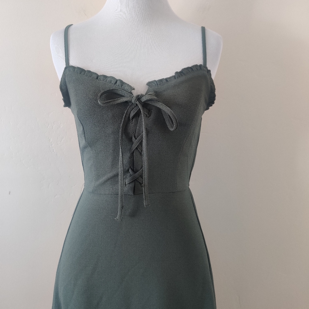 Love Fire Fit and flare Midi Dress